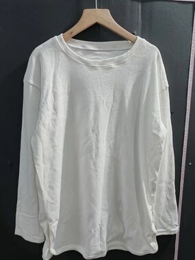 Light Blue V-Neck Relaxed Tunic Top